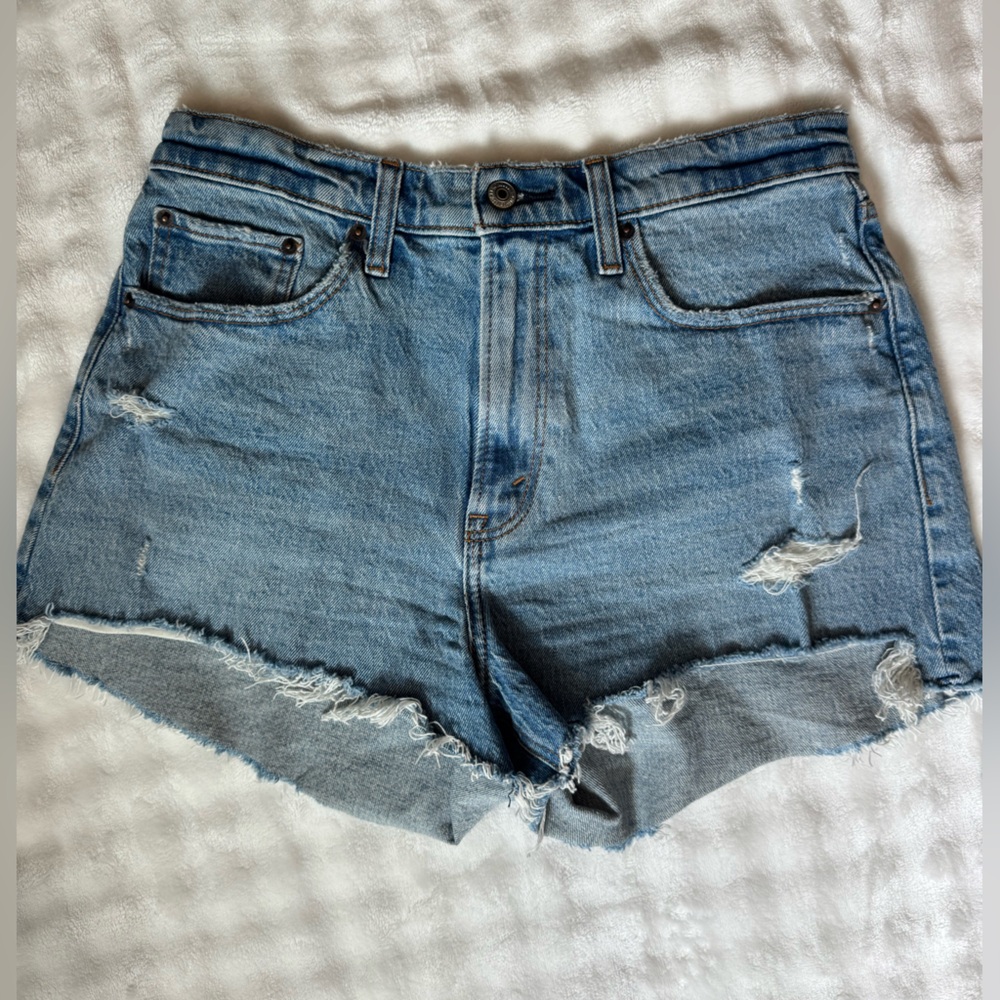 Abercrombie Curve Love Jean Shorts